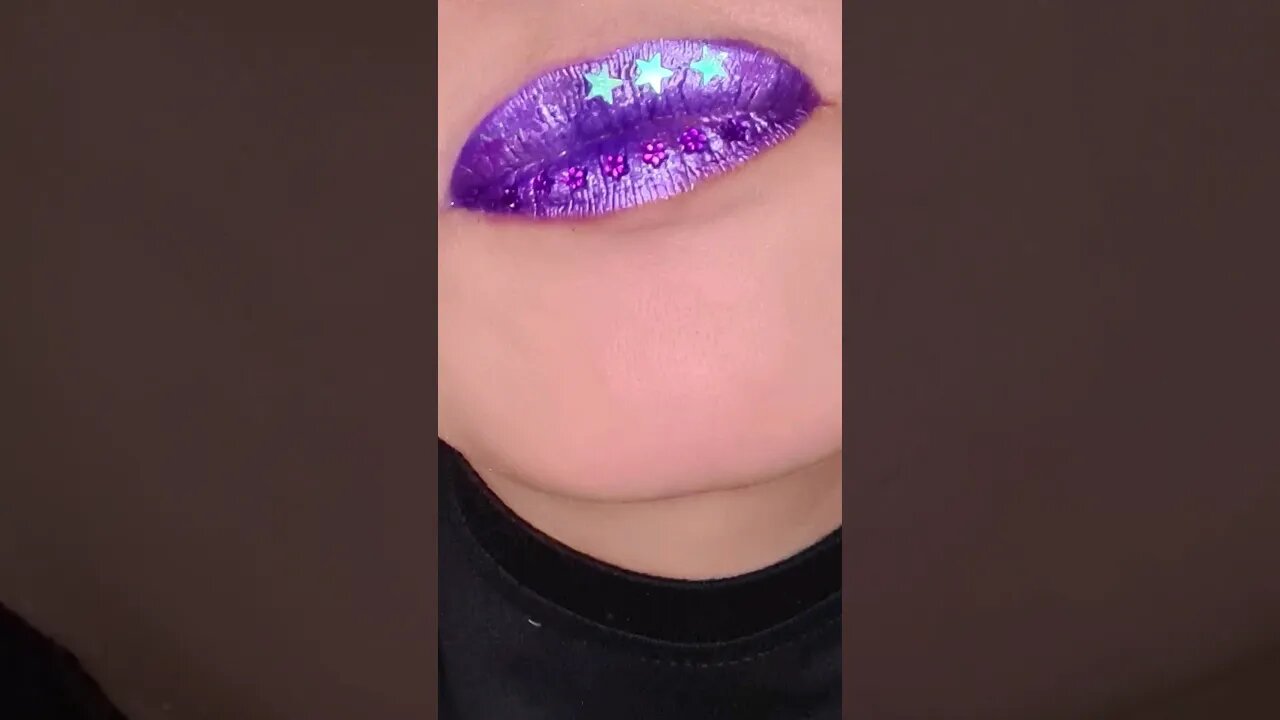 Creative Lip Art Makeup Design #shorts #shortvideo #viral #lipswatches #trending #fyp #short