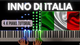 Italian Anthem - 4K Piano Tutorial #pianotutorial #rushe #learnpiano