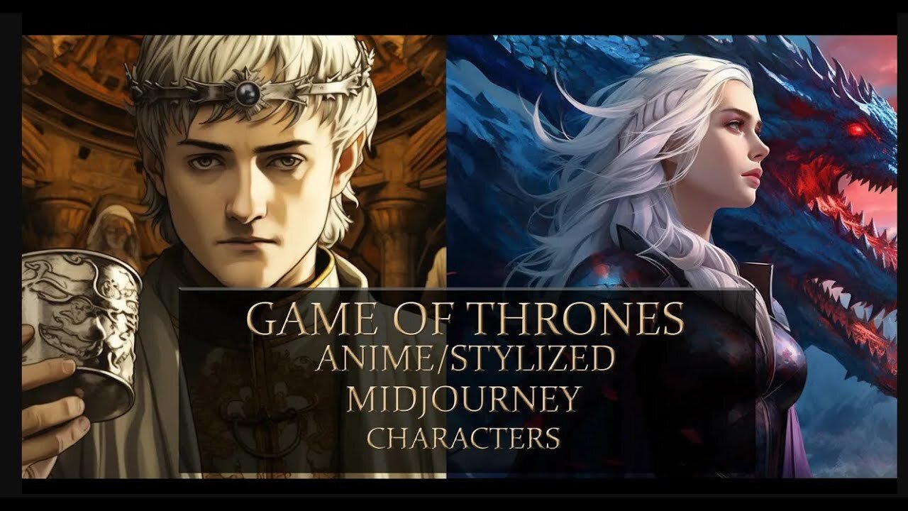 Game of Thrones as an Anime #gameofthrones #anime #ai midjourney #aiartwork