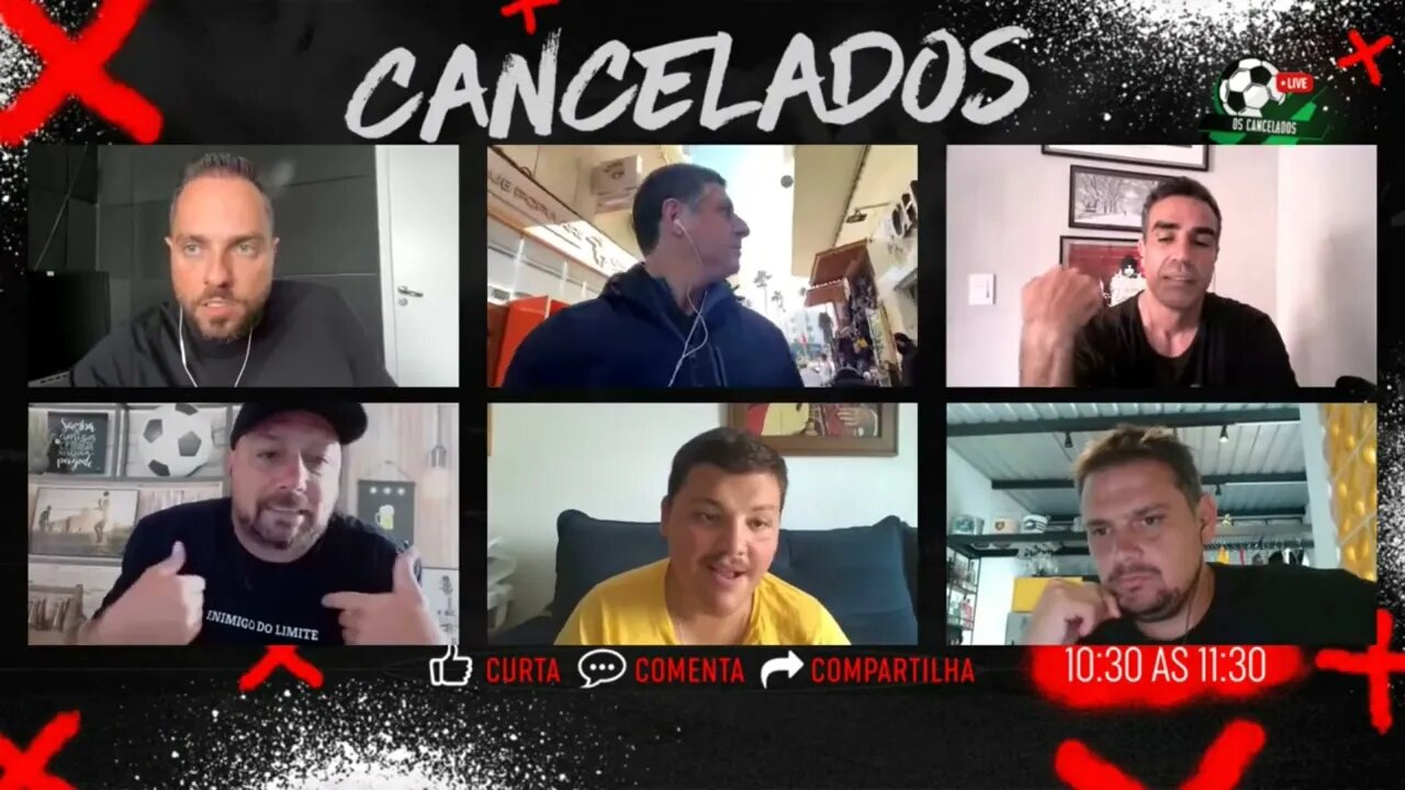 Os Cancelados 31/01/23 - A polêmica de Abel Ferreira chutando o microfone