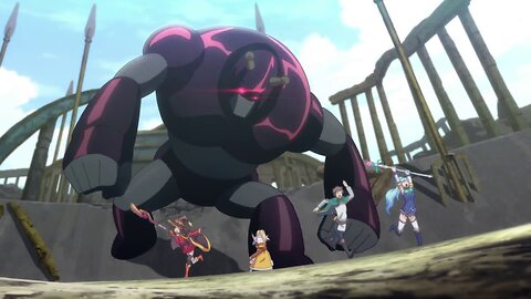 Konosuba 2 - giant robot fight