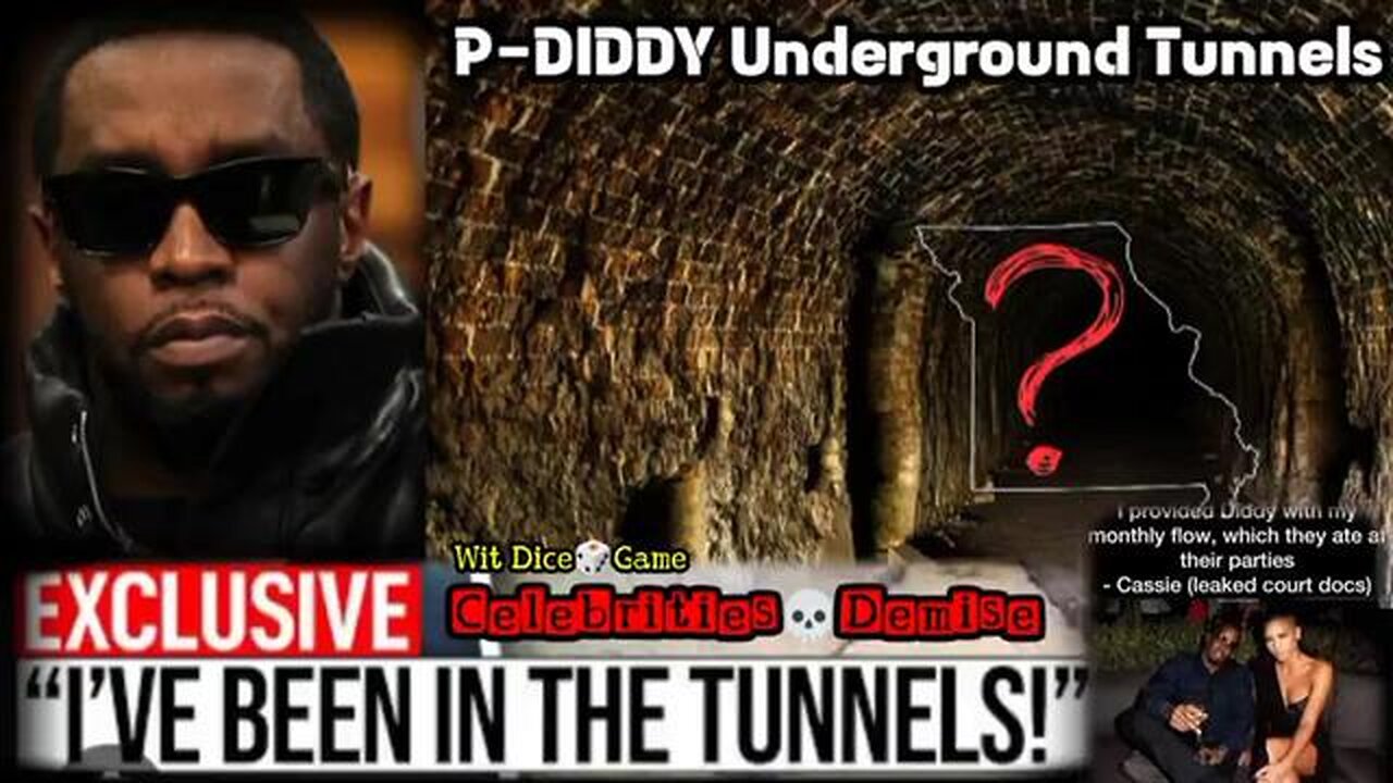 P. DIDDY House Underground Tunnels... (The Invisible War in DUMBS and UNDERGROUND)