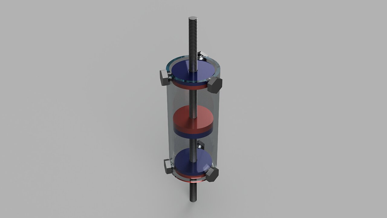 Magnetic Air Shock Spring Launcher