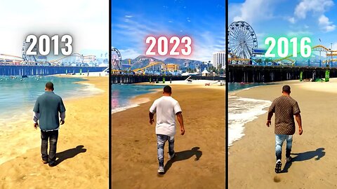 Evoluzione delle mod grafiche in GTA 5 MOD (2013-2023) Come è cambiata la grafica in GTA V MOD.