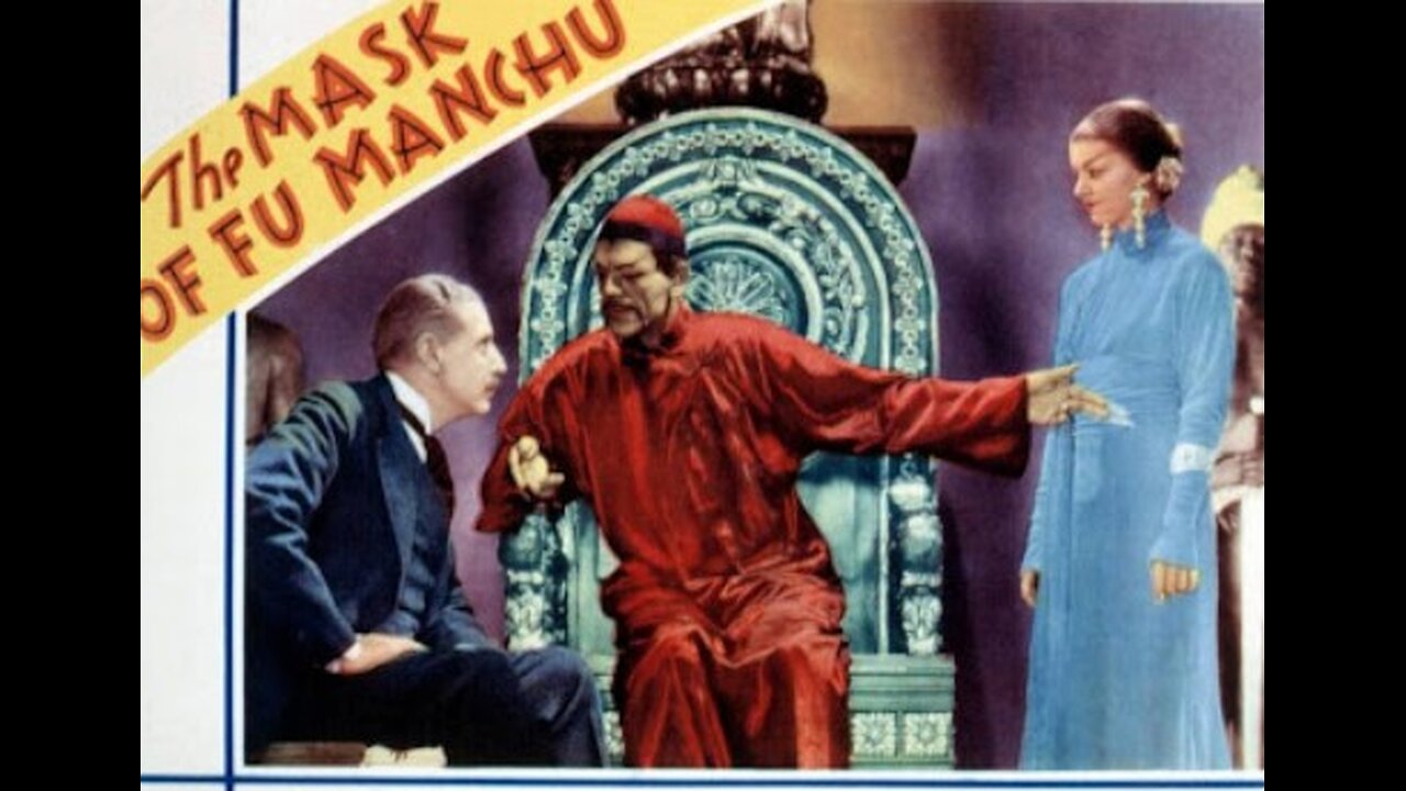 THE MASK OF FU MANCHU (1932). Sepiatone.