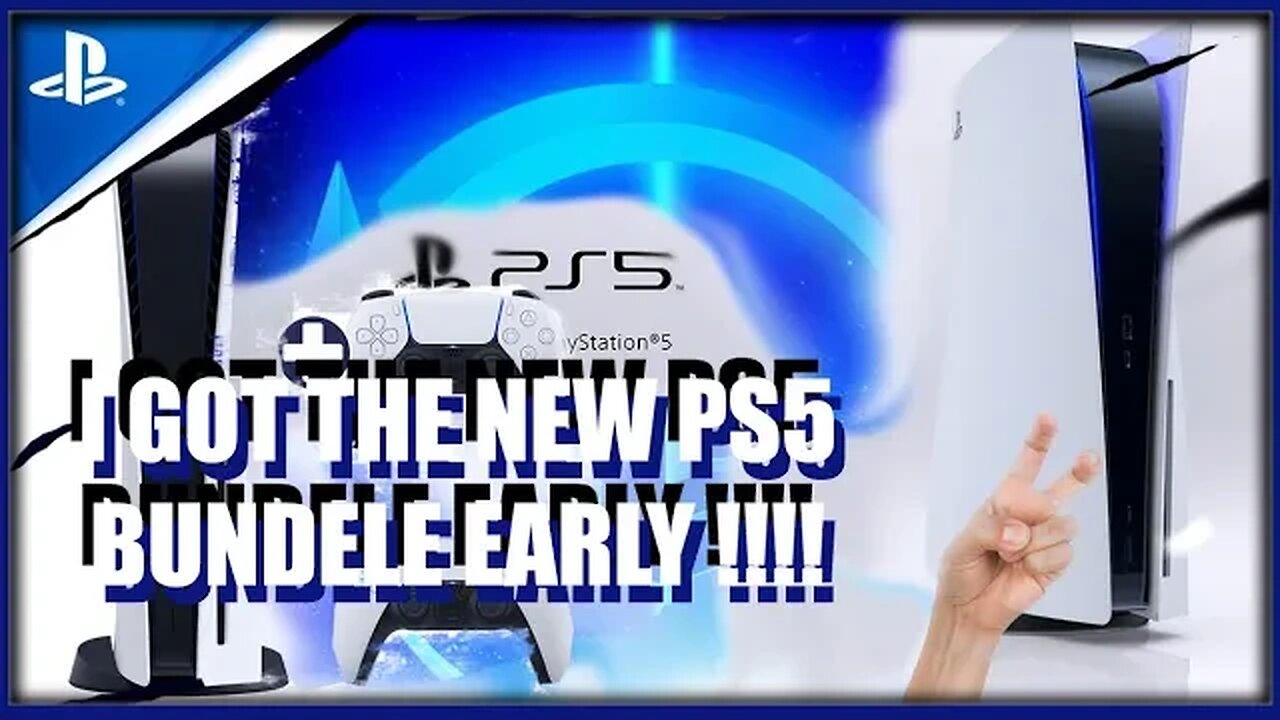 I Got The New PS5 Bundle Early ?!?! : Sony