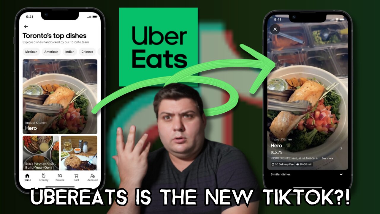 New UberEats Features and Updates! Is UberEats the New TIkTok?!