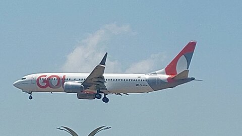 Boeing 737 MAX 8 PS-GPM coming from Brasília to Manaus