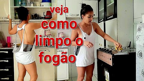 como deixar o fogão brilhante como novo🤫