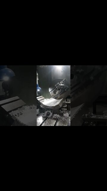 Amazing horizontal boring machines in action, machinist machining white metal bearing #shorts