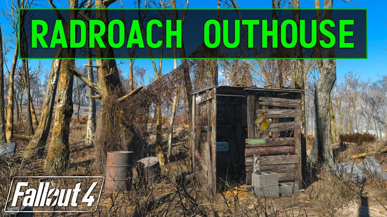Fallout 4 | Radroach Outhouse