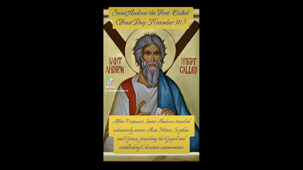 Saint Andrew the First-Called – Apostle and Evangelist