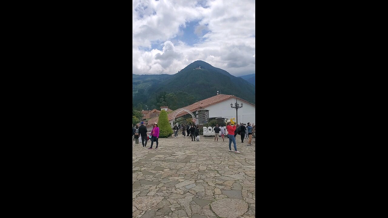 On top of the monserrate looking at the views