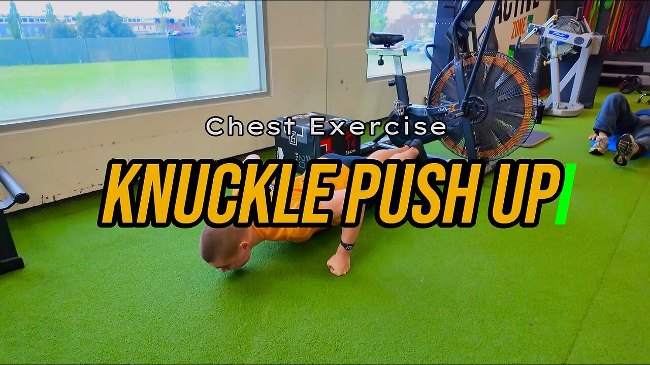 Knuckle Push Ups | CHEST Exercise