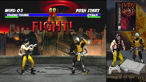 Mortal Kombat 3 (Sony PlayStation) - Shang Tsung vs. Cyrax