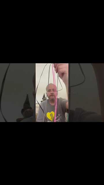 How to straighten out a bent lanyard (gimp) string.