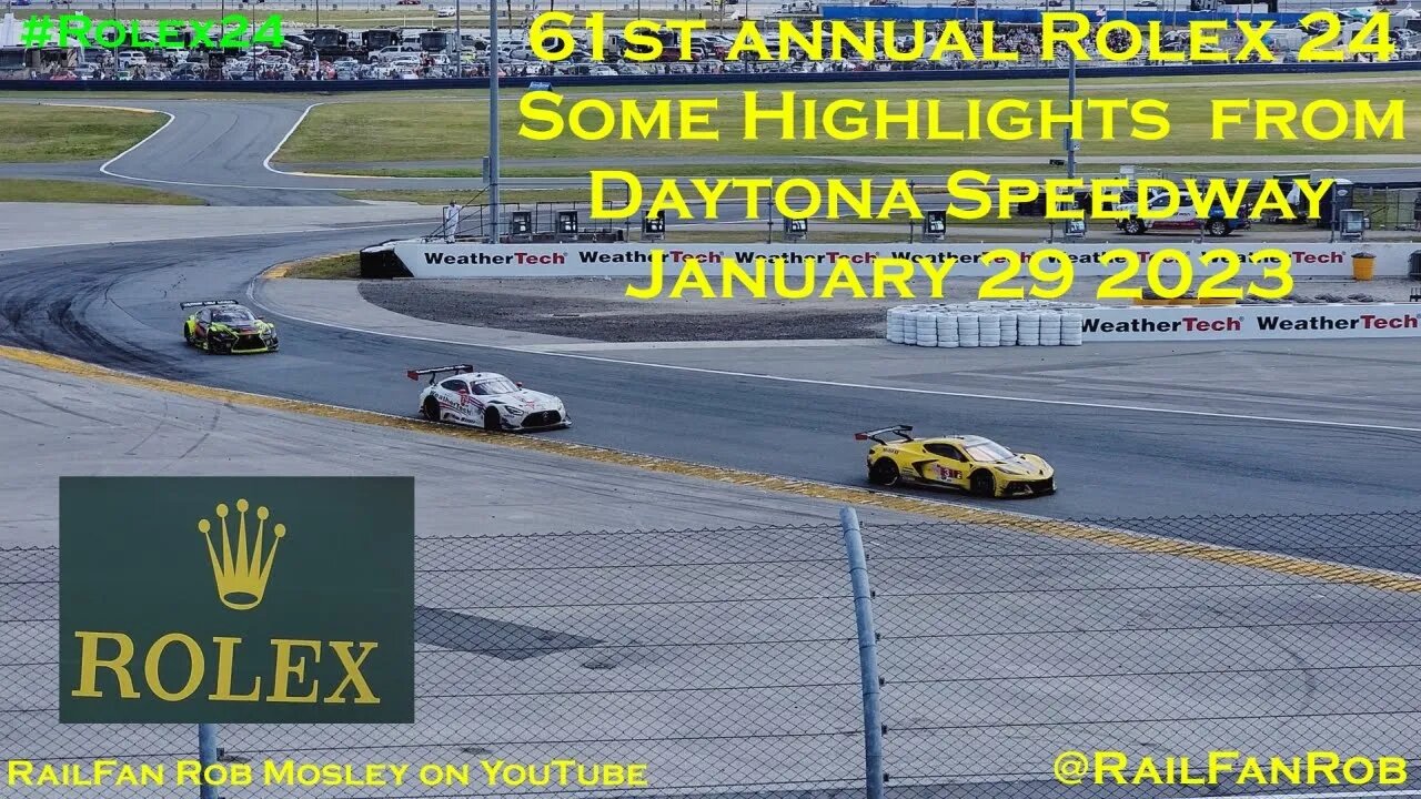 Rolex 24 at Daytona Speedway Florida January 29 2023 #rolex24 #imsa #railfanrob #carracing