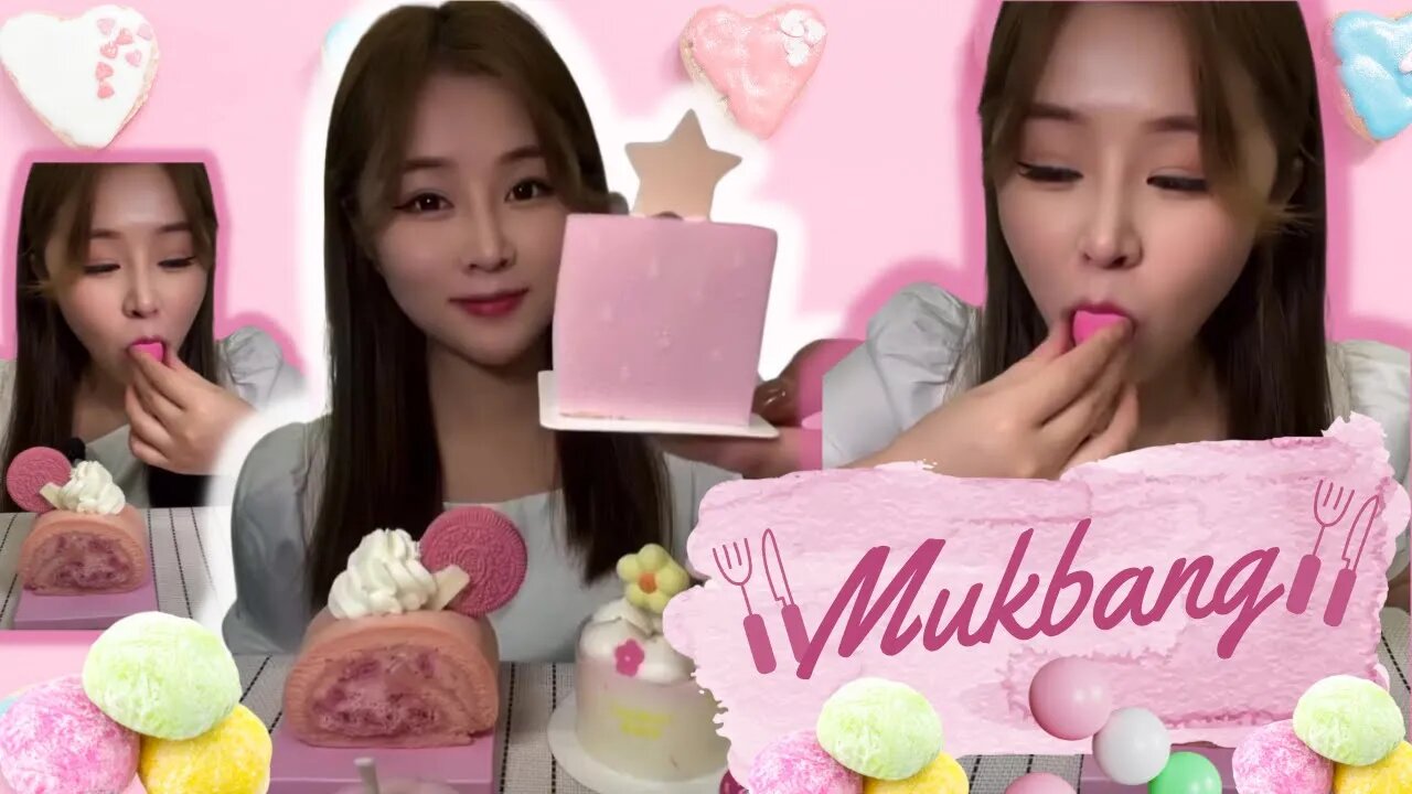 VARIOUS DESSERTS EATING MUKBANG Compilation || KUAISHOU/KWAI EATING#ASMR#MUKBANG#DESSERT