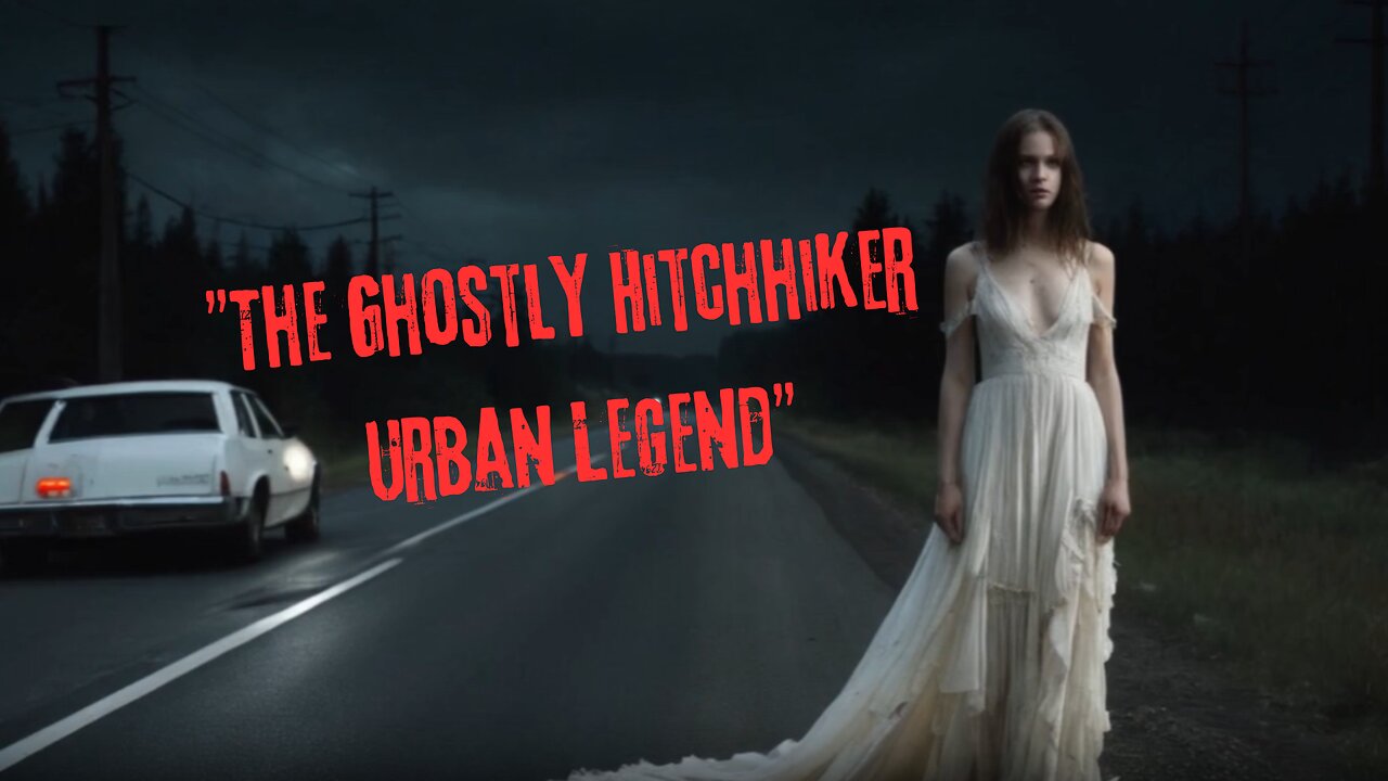 "The Ghostly Hitchhiker Urban Legend"☠️