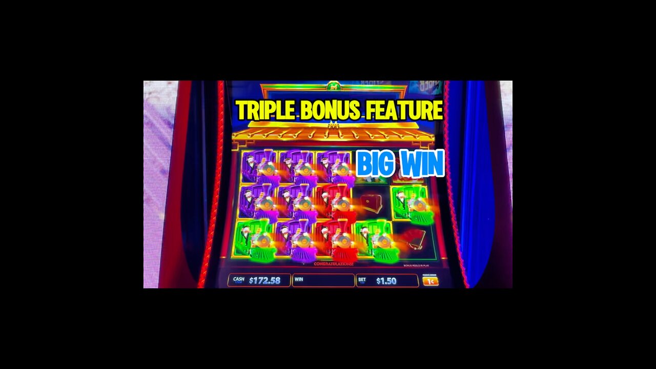 MEGA FEATURE BONUS on Monopoly Express slot machine 🦜BIG WIN🦜