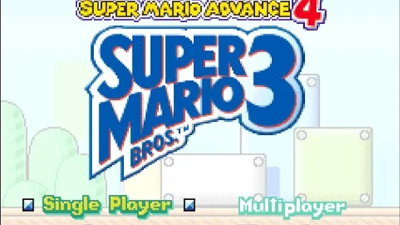 Let's Play Super Mario Advance 4: Super Mario Bros 3