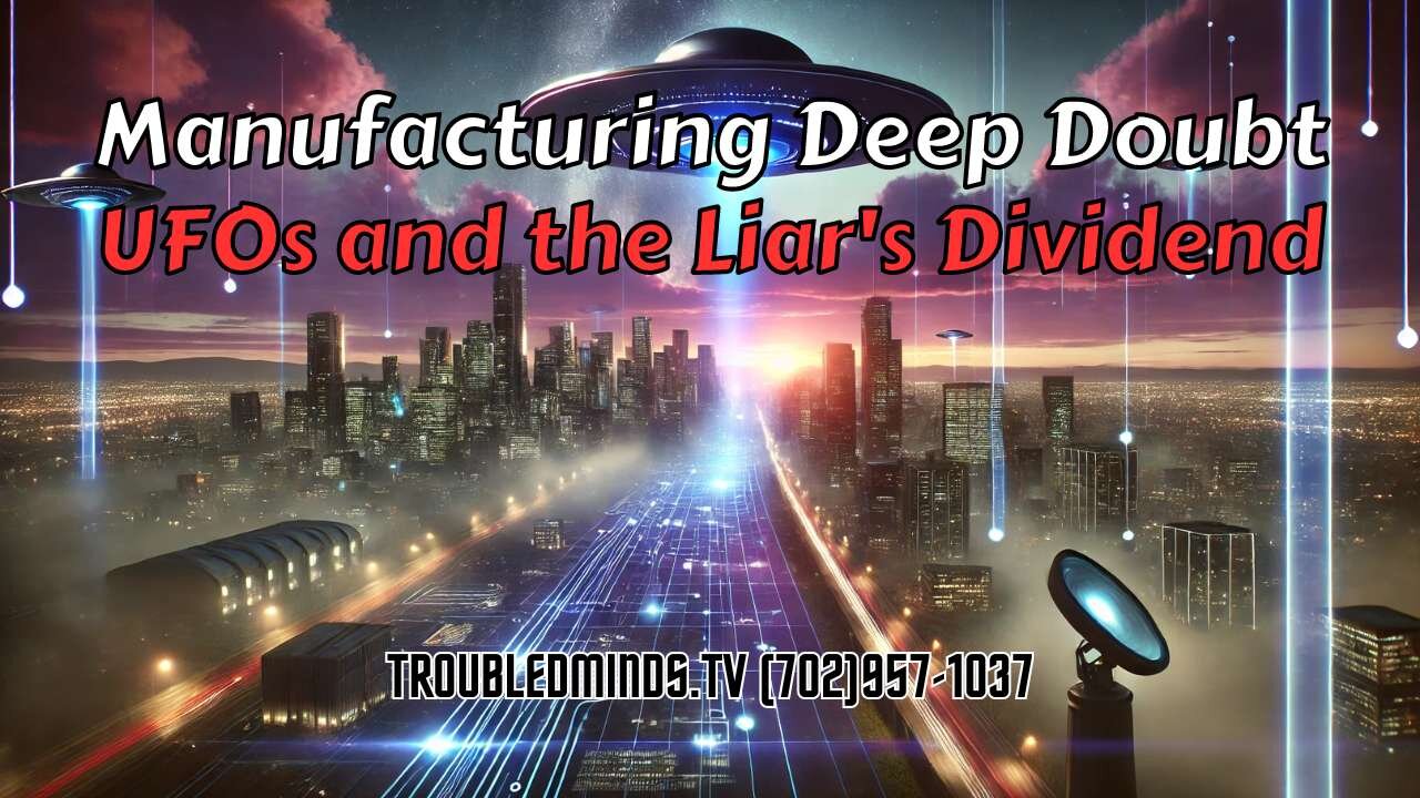 Manufacturing Deep Doubt - UFOs and the Liar's Dividend