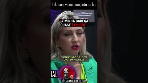 “É UM ESPÍRITO QUE ME PASSA AS INFORMAÇÕES” com Chaline Grazik | Planeta Podcast #shorts
