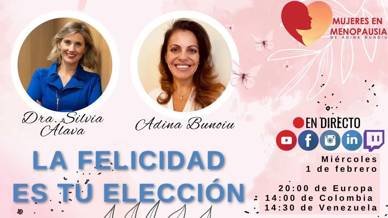 La felicidad es tu elección | Mujeres en Menopausia