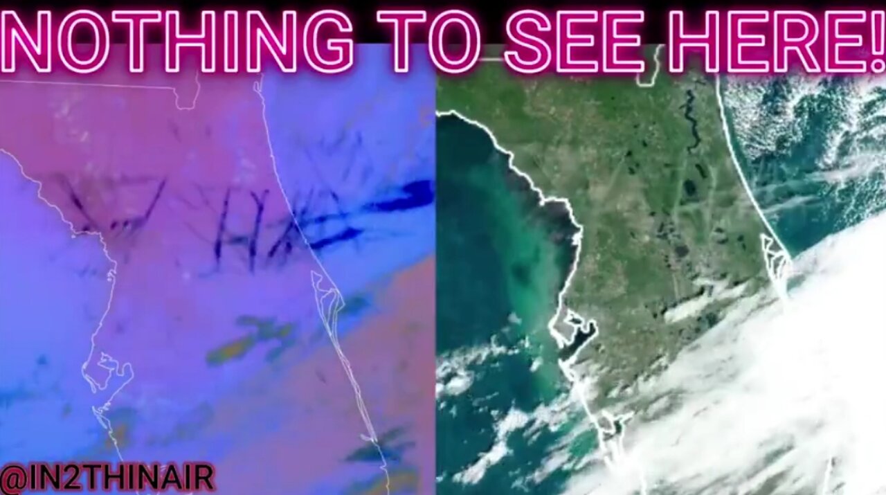 BREAKING_STRANGE LINES Over FLORIDA