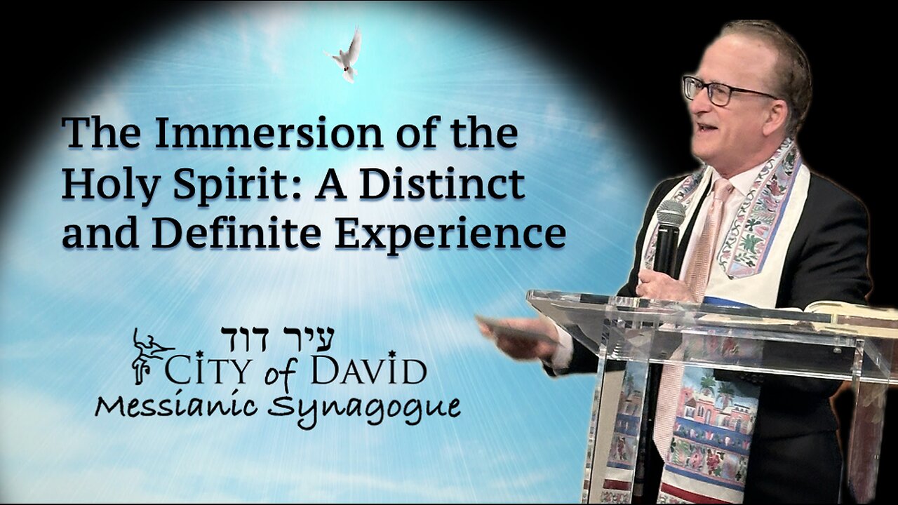 The Immersion of the Holy Spirit: A Distinct and Definite Experience