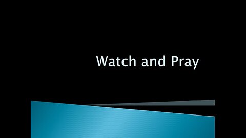 #191 - Watch and Pray (English) 2024.12.03