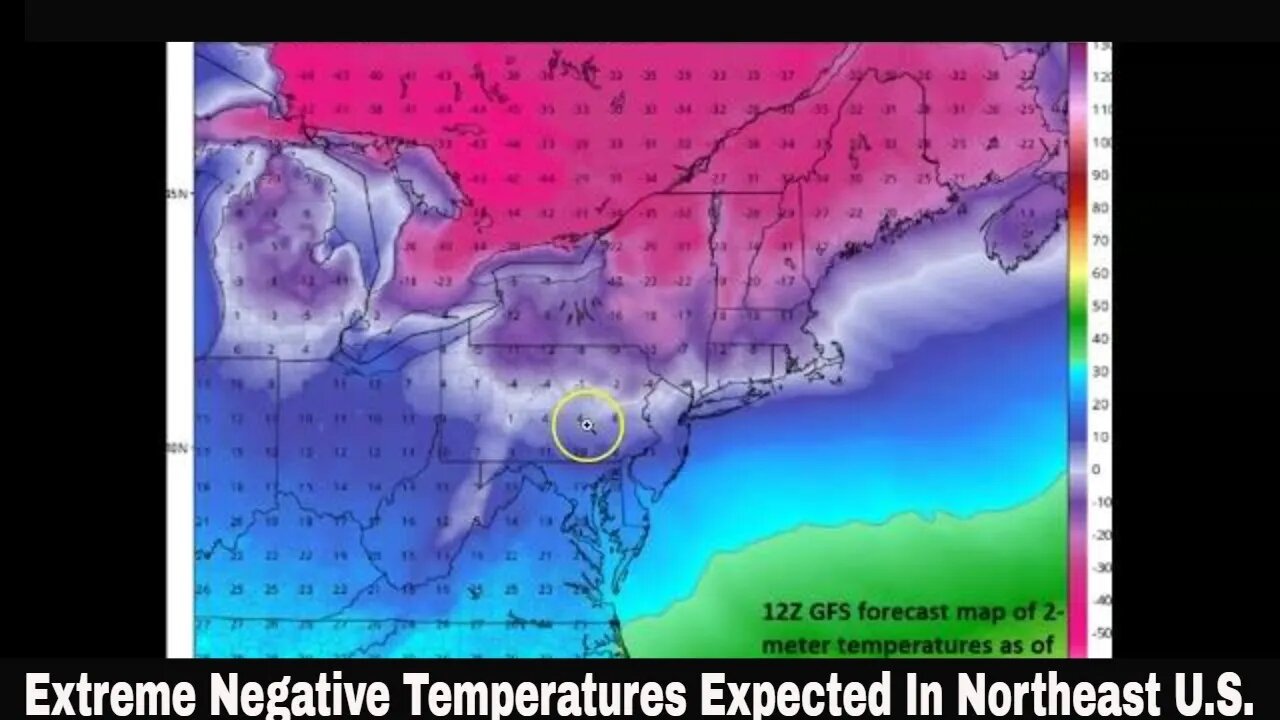 Extreme Negative Temperatures Expected In Northeast U.S. This Weekend! Pattern To Continue!