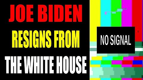 JOE BIDEN RESIGNS FROM THE WHITE HOUSE TODAY UPDATE - TRUMP NEWS