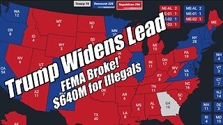 Trump Widens Lead. FEMA Broke! $640M on Illegals. PraiseNPrayer. B2T Show, Oct 3, 2024