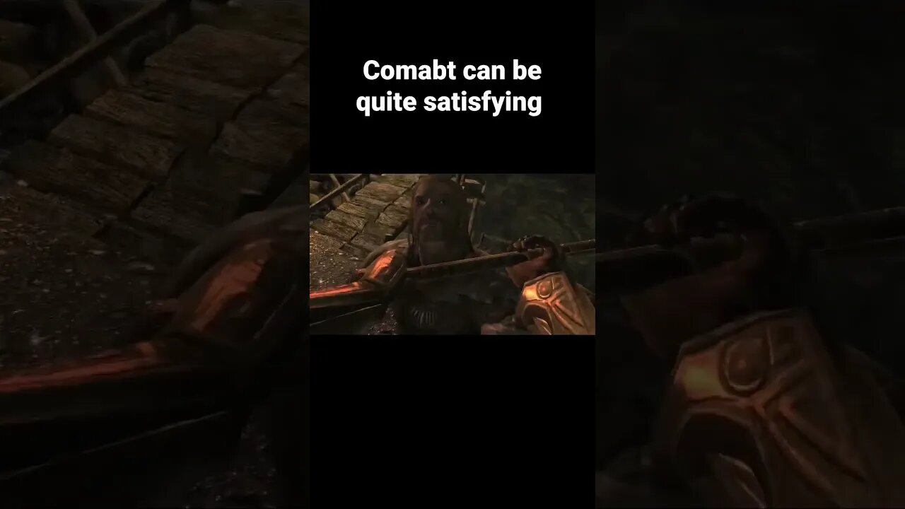 Skyrim combat can be quite brutal! #shorts #skyrim