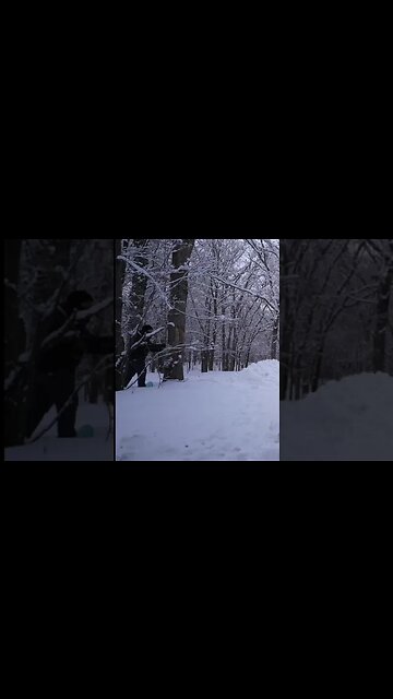 When the snow falls, the throws still soar 💨❄️😎 @hooligandiscs9157 Thread + Blue Ribbon Pines 🔥