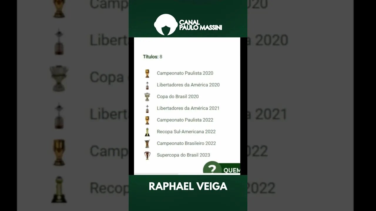Sobre Raphael Veiga