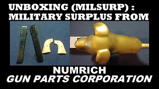 UNBOXING 113: NUMRICH GUN PARTS CORPORATION. M-31 SUOMI 9mm magazines, Single Action Walnut Grips