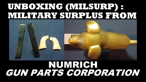 UNBOXING 113: NUMRICH GUN PARTS CORPORATION. M-31 SUOMI 9mm magazines, Single Action Walnut Grips