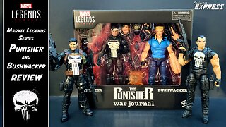 Marvel Legends Series Punisher and Bushwacker Action Figure Review