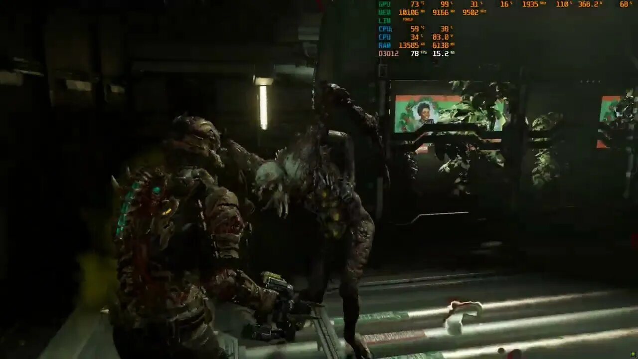 Dead Space Remake PC 1440p Native Ultra Settings Ryzen 9 5900X MSI 3080 TI Gaming X Trio