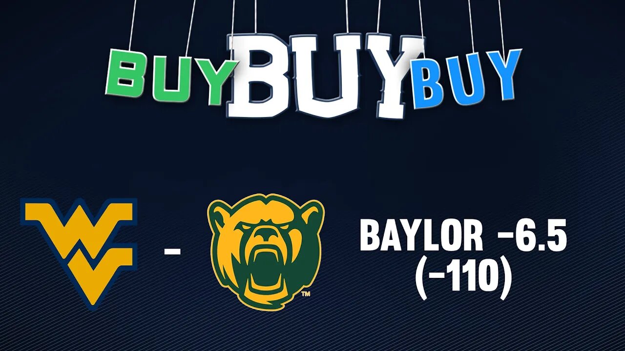 Back Baylor (-6.5) To Cover Vs. West Virginia On Monday