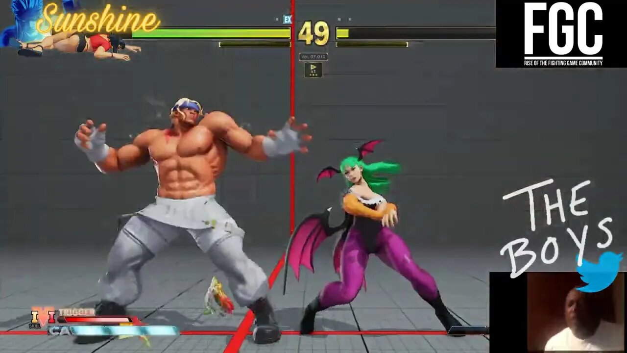 Alex taunt bait 20plus hit parry sequence vs CHUN-LI CA