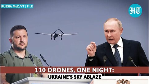 Ukraine Faces Aerial Terror | Russia’s Winter War Intensifies with Deadliest 110 Drones, Missiles