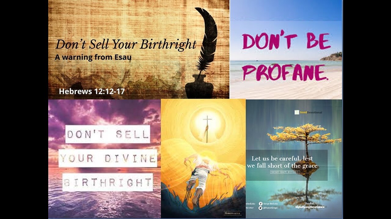 Ps Suzy Antoun-Don't sell your birthright