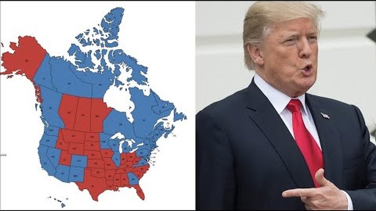 The North American Union Blueprint! 4 States Threaten To Secede & Join Canada Over Trump!