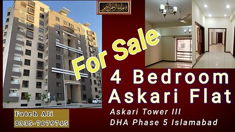 4 Bedroom Askari Flat for Rent in DHA Islamabad