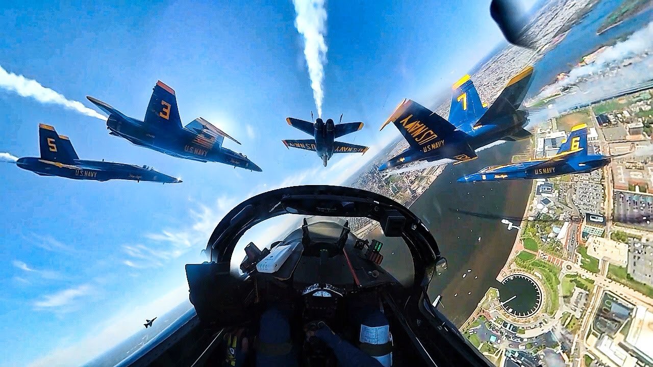 This Blue Angels Cockpit Video is Terrifying and Amazing | US Navy | CombatStories