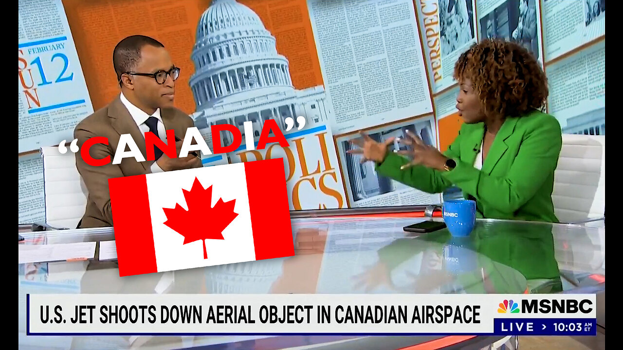 Get her off the air! KJP can't answer question, calls Canada..."Canadia"