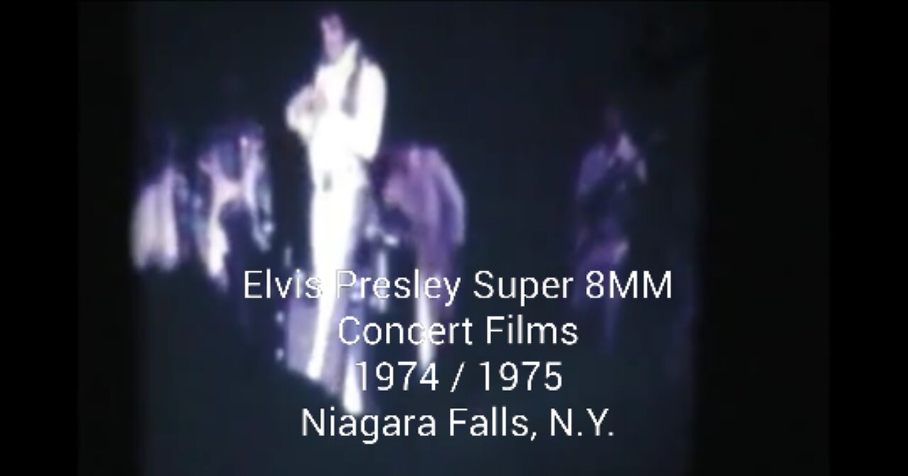 Elvis Presley Rare Super 8MM Live Concert Footage 1974 / 1975 Niagara Falls, N.Y.